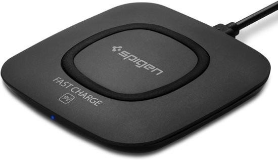 Spigen Essential Wireless Charger Zwart spigen kopen in de aanbieding
