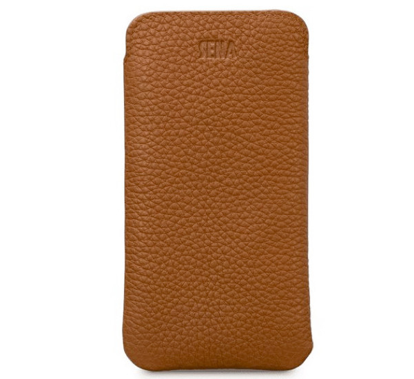 Sena Ultraslim - Pochette iPhone 12 Mini En cuir - Marron