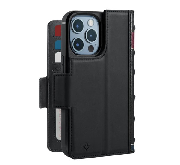 Twelve South BookBook - Coque iPhone 13 Pro - Noire