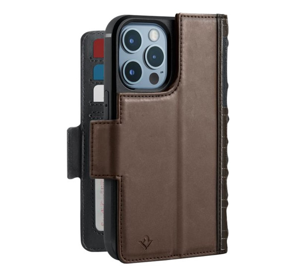 Twelve South BookBook - Coque iPhone 13 Pro - Marron