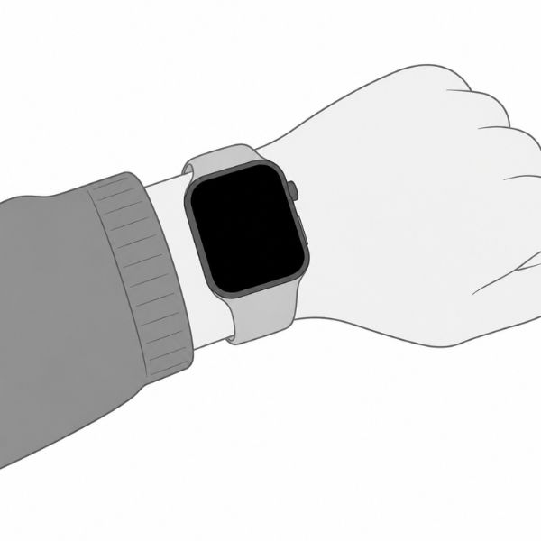 Apple Watch juiste pasvorm illustratie