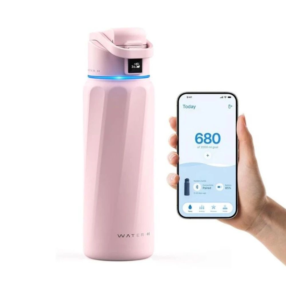 WaterH Boost Gourde Intelligente Pink