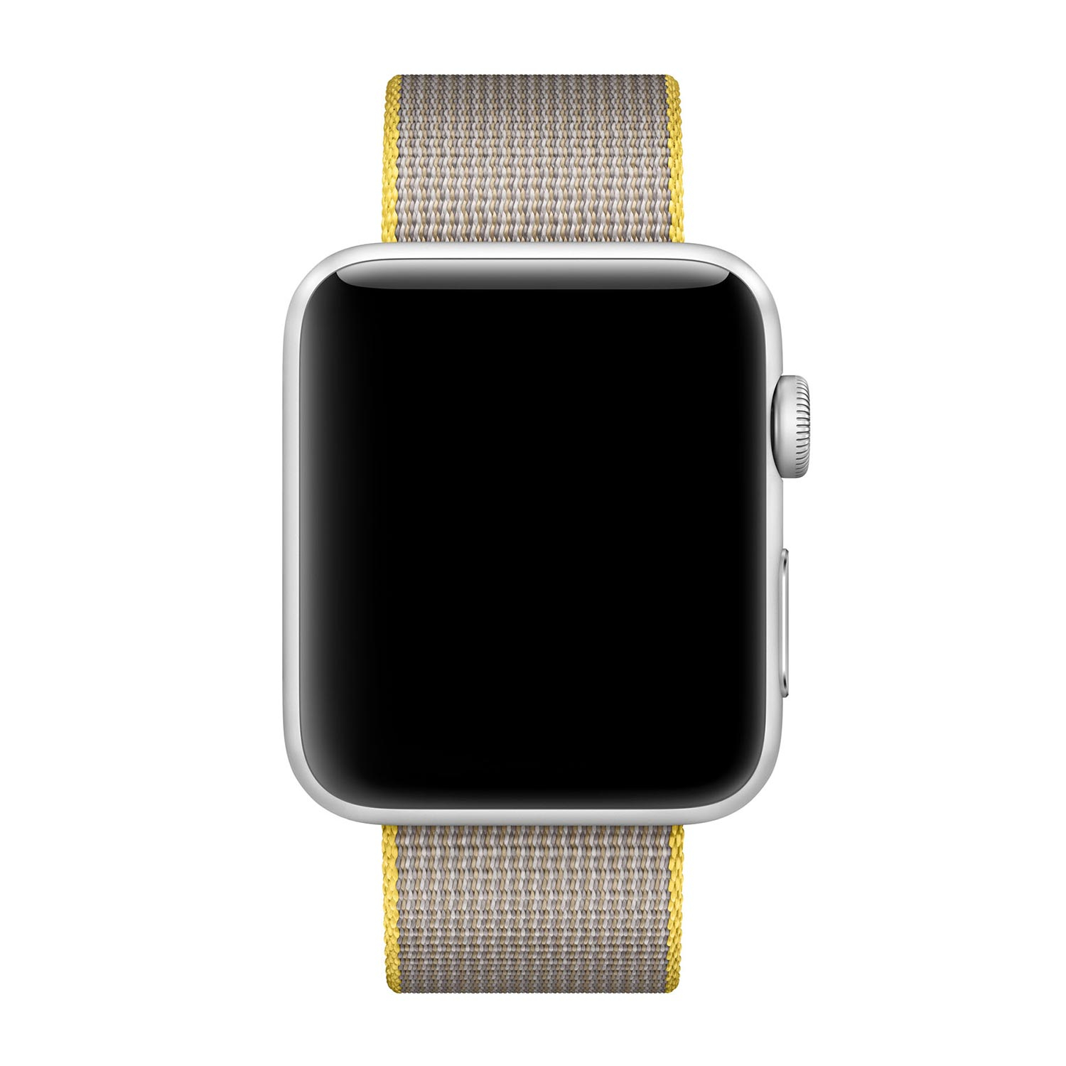 Apple Woven Nylon Apple Watch 38mm / 40mm / 41mm Yellow / Light Gray