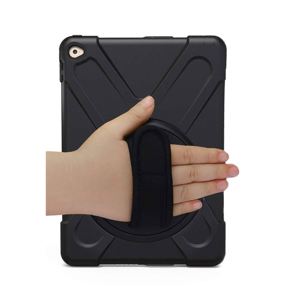 Casecentive Handstrap Hardcase met handvat iPad Pro 12,9 inch (2018) zwart
